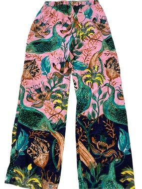Anthropologie x Raphael Balme Peacock Pajama Bottoms XS